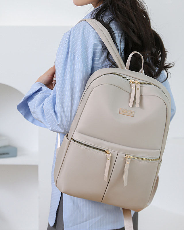 Mochila en tela con multiples compartimentos