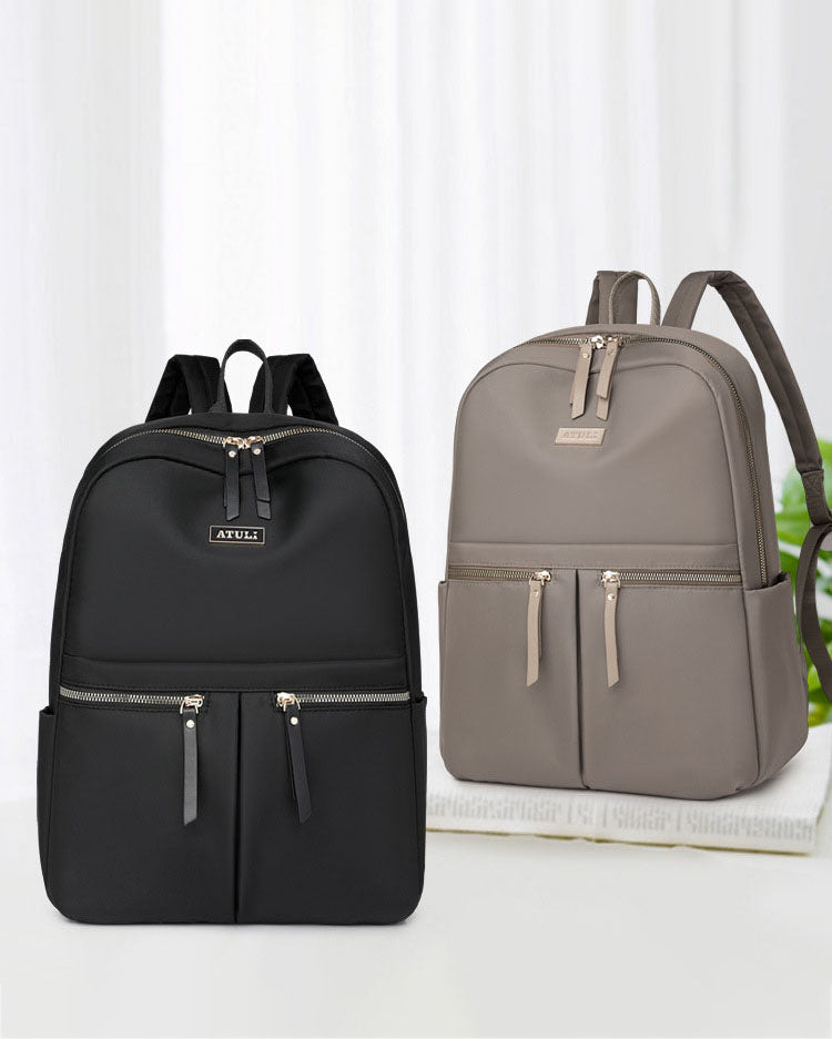 Mochila en tela con multiples compartimentos