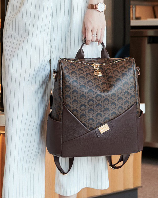 Mochila con Diseño Geométrico