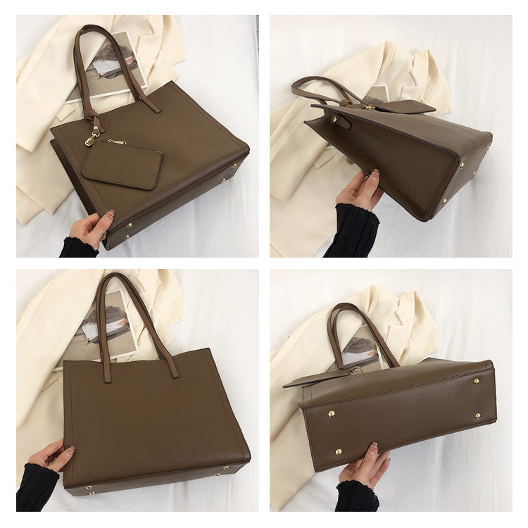 Bolso tipo cartera espaciosa