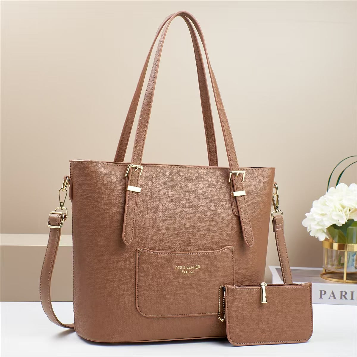 ✨ Oferta • Cartera tipo bolso con bolsillo frontal