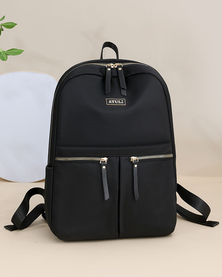 Mochila en tela con multiples compartimentos