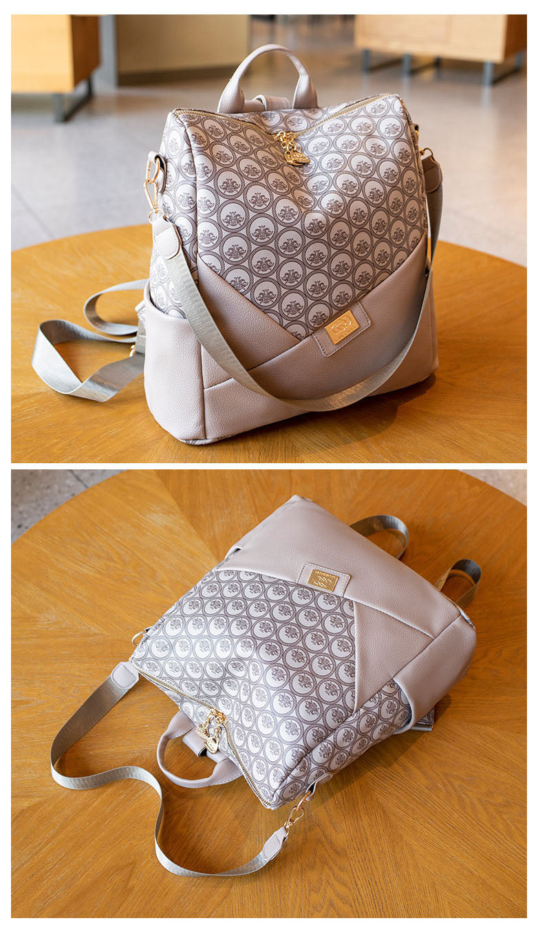 Mochila con Diseño Geométrico