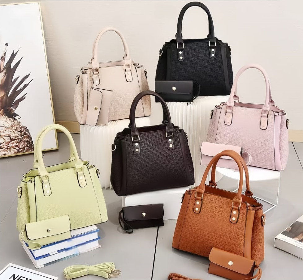 ❤️ Oferta San Valentín • Set de Mano Chic: Bolso mediano y Cartera Coordinados