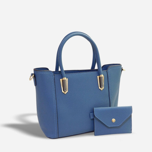 ❤️ Oferta San Valentín • Bolso mediano con Toques Dorados y Pouch Coordinado