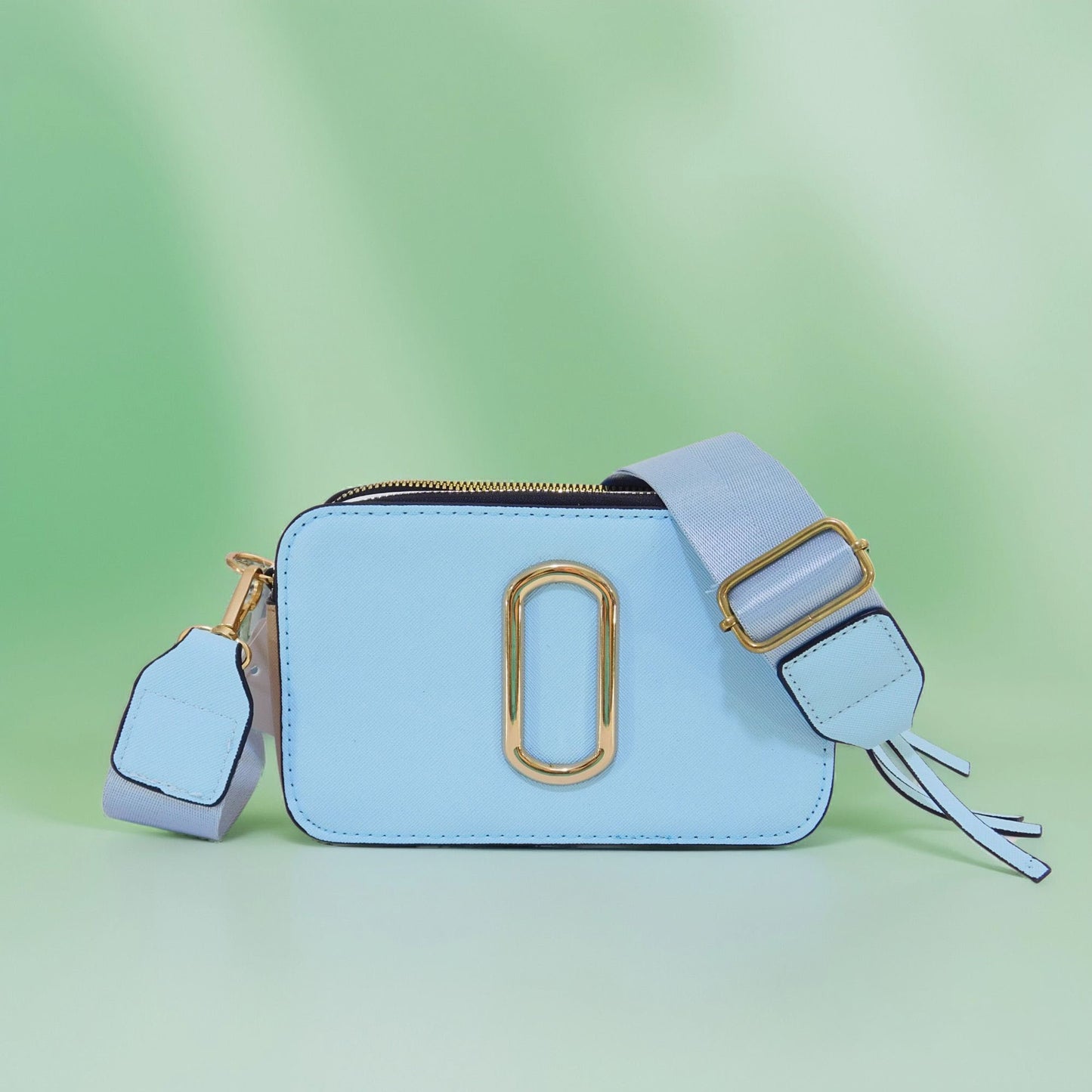 Crossbody colorido con doble zipper